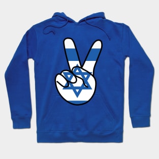 Israel Flag V Sign Hoodie